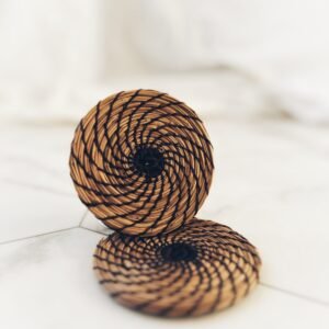 Pine Needle Coasters